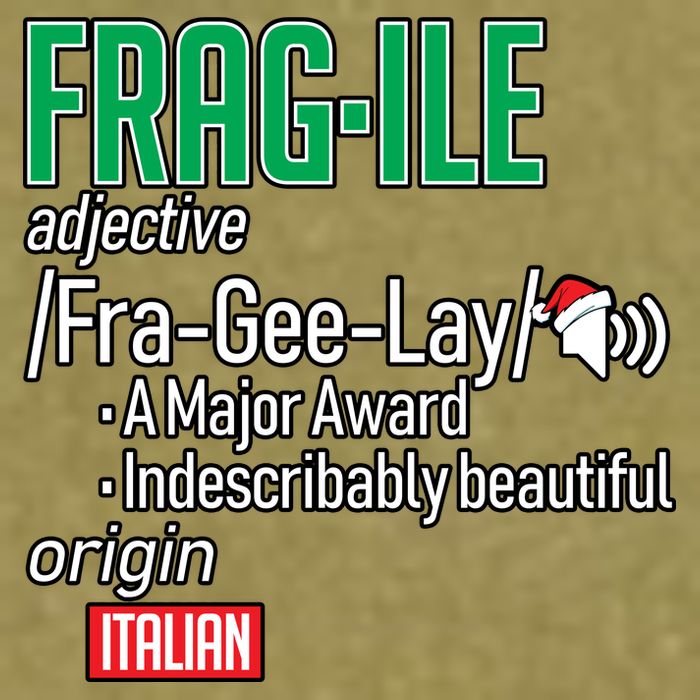 Funny Christmas Fragile Definition  Garment-Dyed Women's Muscle Tee