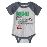 Funny Christmas Fragile Definition  Infant Baby Jersey Bodysuit