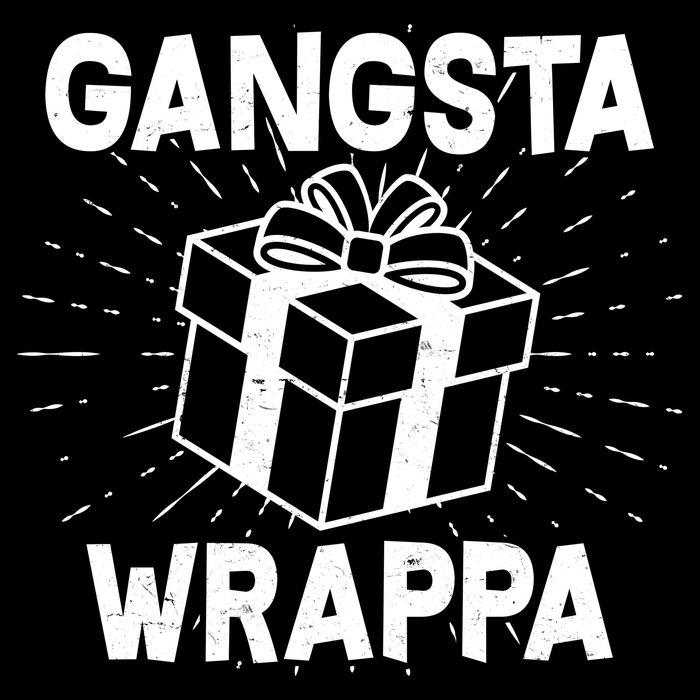 Funny Christmas Gangsta Wrappa Cooling Performance Crew T-Shirt