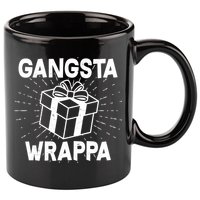 Funny Christmas Gangsta Wrappa 11oz C Handle Ceramic Mug