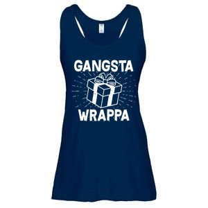 Funny Christmas Gangsta Wrappa Ladies Essential Flowy Tank