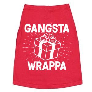 Funny Christmas Gangsta Wrappa Doggie Tank