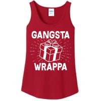 Funny Christmas Gangsta Wrappa Ladies Essential Tank