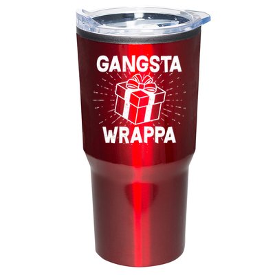 Funny Christmas Gangsta Wrappa Tumbler