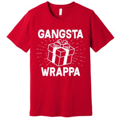 Funny Christmas Gangsta Wrappa Premium T-Shirt