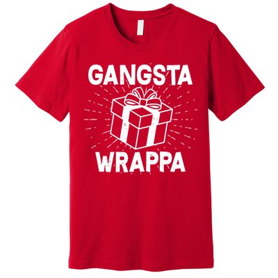 Funny Christmas Gangsta Wrappa Premium T-Shirt