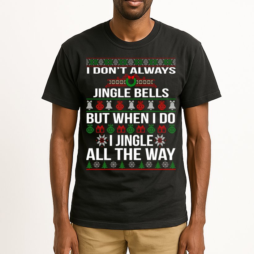 Funny Christmas I Jingle All The Way Tall T-Shirt