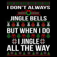 Funny Christmas I Jingle All The Way 16 in Basic Backpack