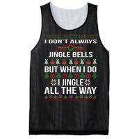 Funny Christmas I Jingle All The Way Mesh Reversible Basketball Jersey Tank