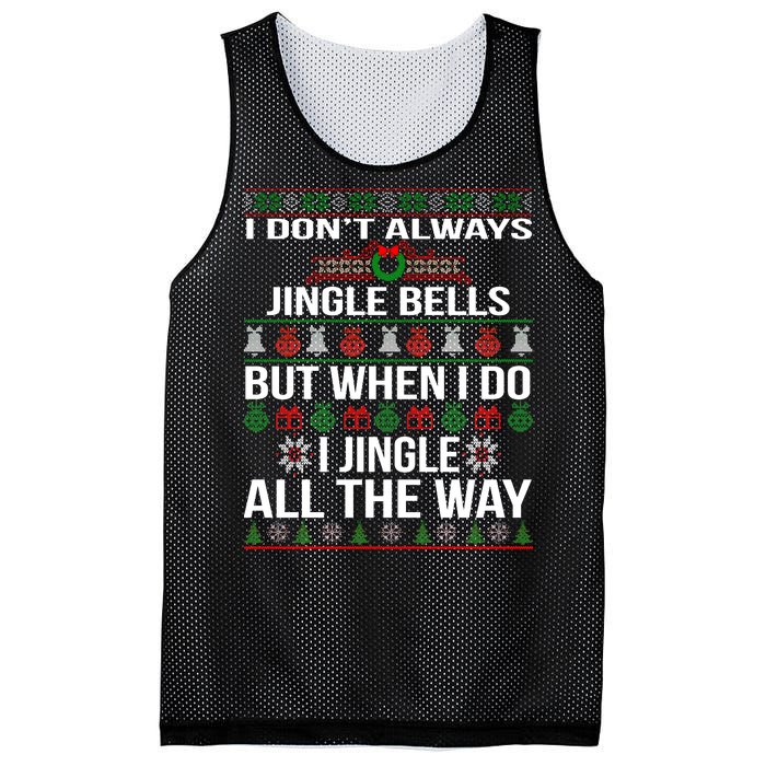 Funny Christmas I Jingle All The Way Mesh Reversible Basketball Jersey Tank