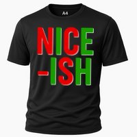 Funny Christmas Nice-ish Cooling Performance Crew T-Shirt