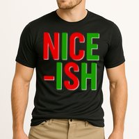 Funny Christmas Nice-ish Cooling Performance Crew T-Shirt