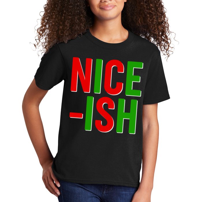 Funny Christmas Nice-ish Kids T-Shirt