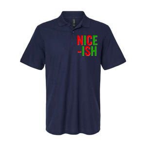 Funny Christmas Nice-ish Softstyle Adult Sport Polo