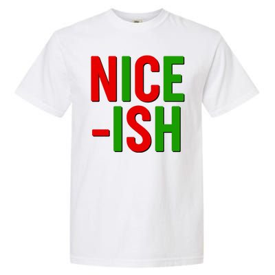 Funny Christmas Nice-ish Garment-Dyed Heavyweight T-Shirt