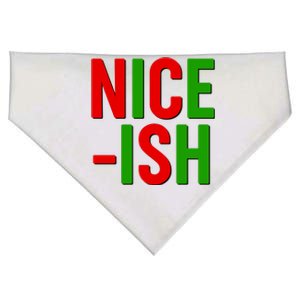 Funny Christmas Nice-ish USA-Made Doggie Bandana