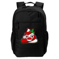 Funny Christmas Poop Emoji Backpack