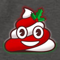 Funny Christmas Poop Emoji Vector Backpack