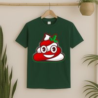Funny Christmas Poop Emoji T-Shirt