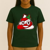 Funny Christmas Poop Emoji T-Shirt