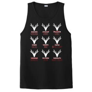 Funny Christmas Reindeer Names PosiCharge Competitor Tank