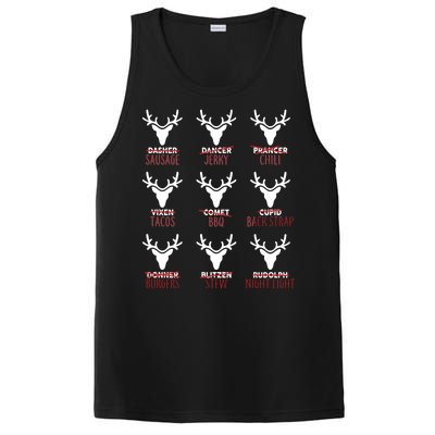 Funny Christmas Reindeer Names PosiCharge Competitor Tank