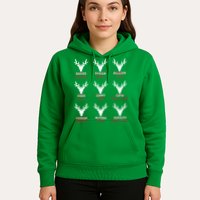 Funny Christmas Reindeer Names Hoodie