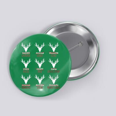 Funny Christmas Reindeer Names Button