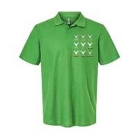 Funny Christmas Reindeer Names Softstyle Adult Sport Polo