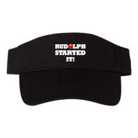 Funny Christmas Rudolph Started It Visor