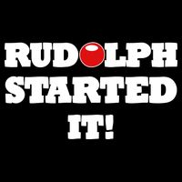 Funny Christmas Rudolph Started It Visor