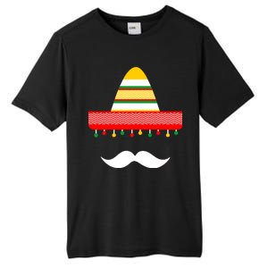 Funny Cinco De Mayo Mexican Hat Sombrero Mustache Tall Fusion ChromaSoft Performance T-Shirt