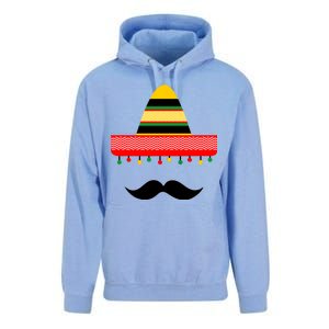 Funny Cinco De Mayo Mexican Hat Sombrero Mustache Unisex Surf Hoodie