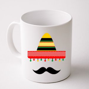 Funny Cinco De Mayo Mexican Hat Sombrero Mustache Coffee Mug