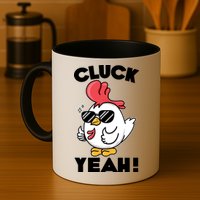 Funny Cluck Yeah! Cool Chicken Mug