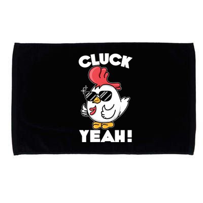 Funny Cluck Yeah! Cool Chicken Microfiber Hand Towel