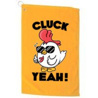 Funny Cluck Yeah! Cool Chicken Golf Towel