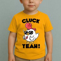 Funny Cluck Yeah! Cool Chicken Toddler T-Shirt