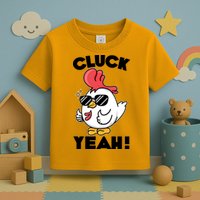 Funny Cluck Yeah! Cool Chicken Toddler T-Shirt