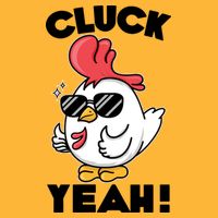 Funny Cluck Yeah! Cool Chicken Toddler T-Shirt