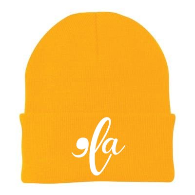 Funny Comma La Kamala Harris Knit Cap Winter Beanie