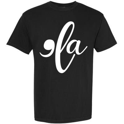 Funny Comma La Kamala Harris Garment-Dyed Heavyweight T-Shirt