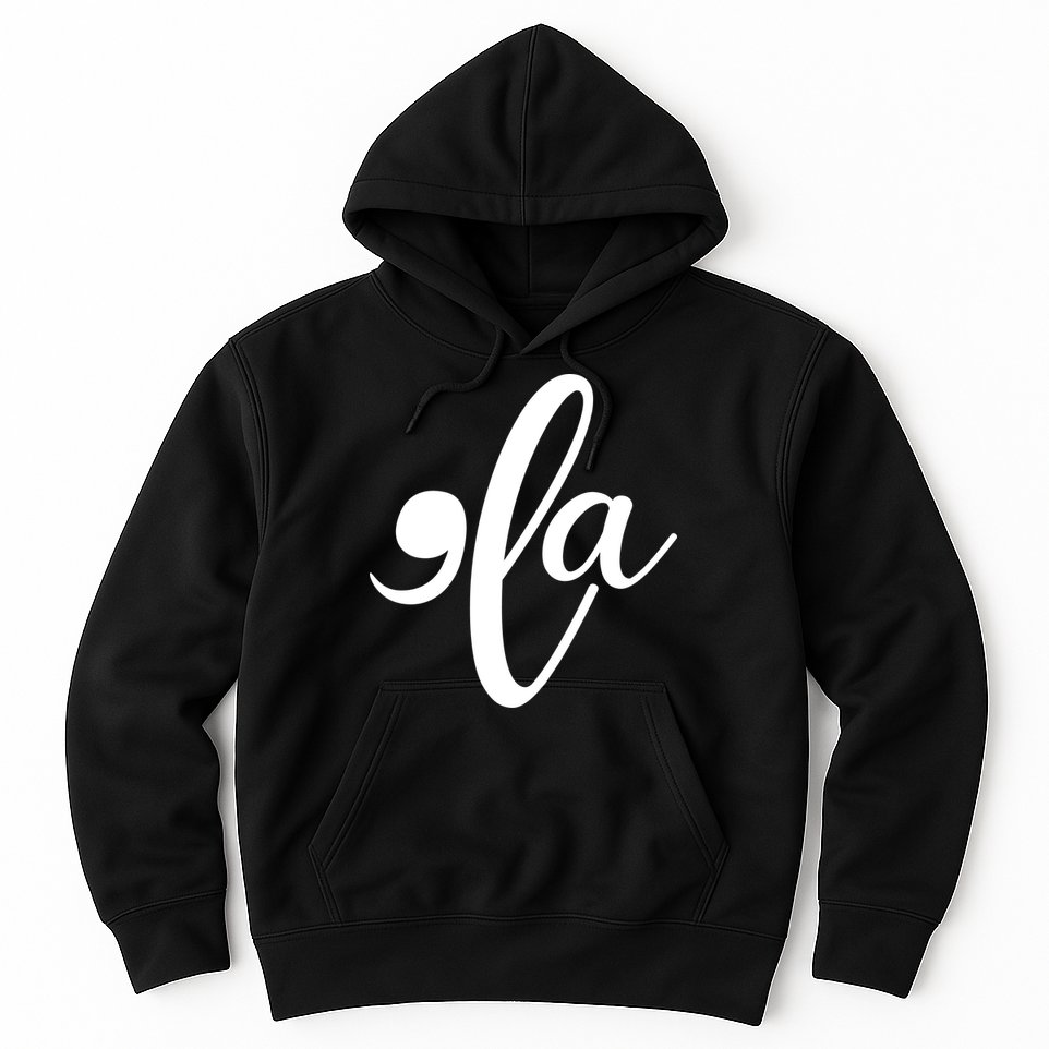 Funny Comma La Kamala Harris Hoodie