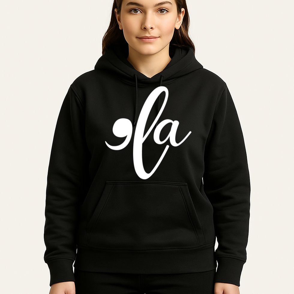 Funny Comma La Kamala Harris Hoodie
