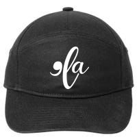 Funny Comma La Kamala Harris 7-Panel Snapback Hat