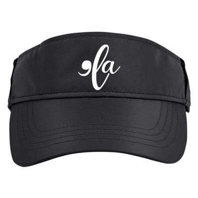 Funny Comma La Kamala Harris Adult Drive Performance Visor