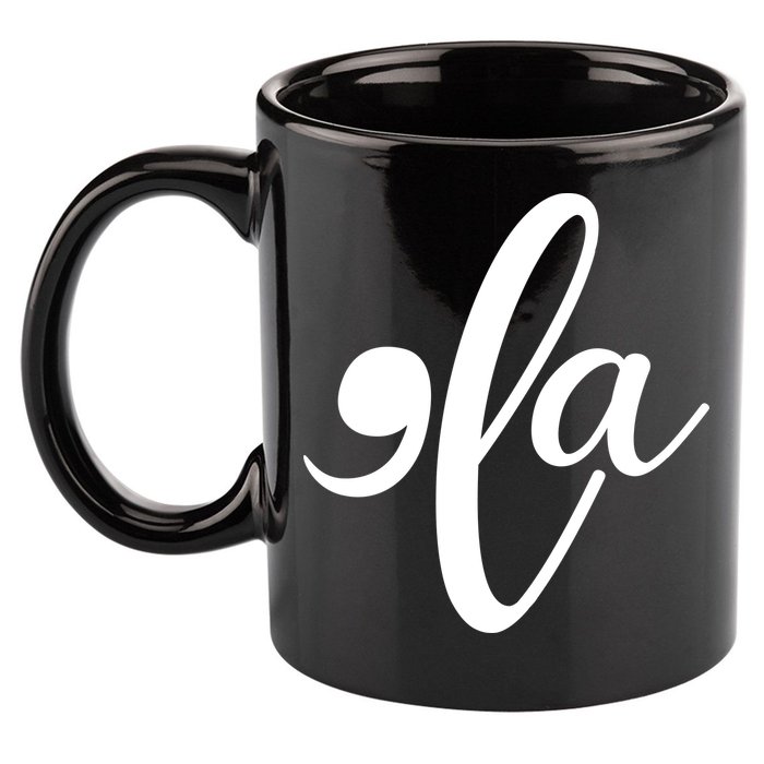 Funny Comma La Kamala Harris 11oz C Handle Ceramic Mug