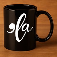 Funny Comma La Kamala Harris 11oz C Handle Ceramic Mug