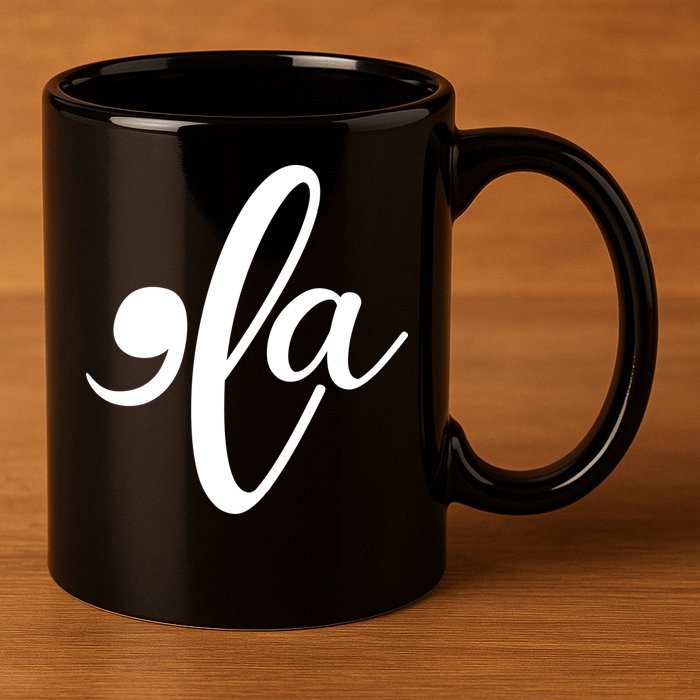 Funny Comma La Kamala Harris 11oz C Handle Ceramic Mug