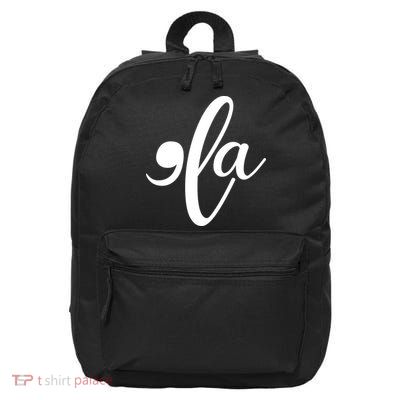 Funny Comma La Kamala Harris 16 in Basic Backpack